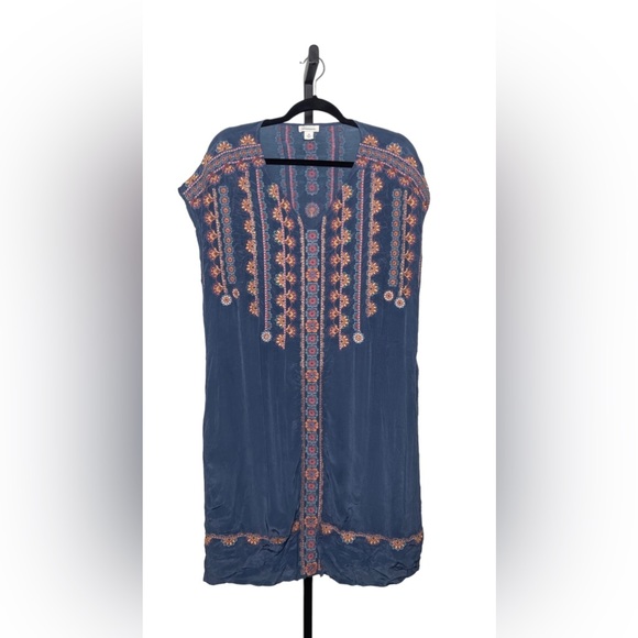 Sundance Catalog Womens Size Medium Dress Embroidered Floral Boho Shift NWOT - Picture 1 of 6